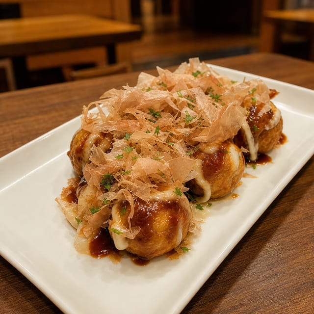 Takoyaki.