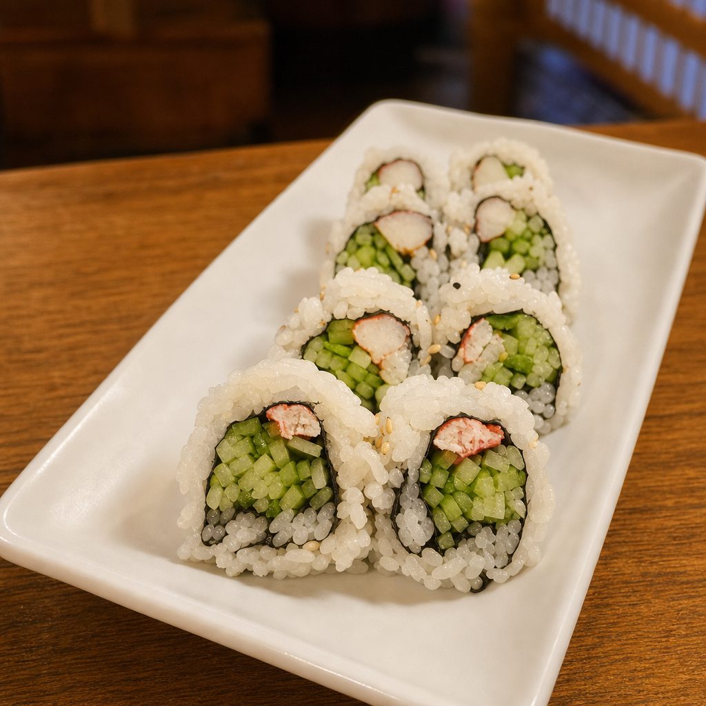Real Crab California Roll.