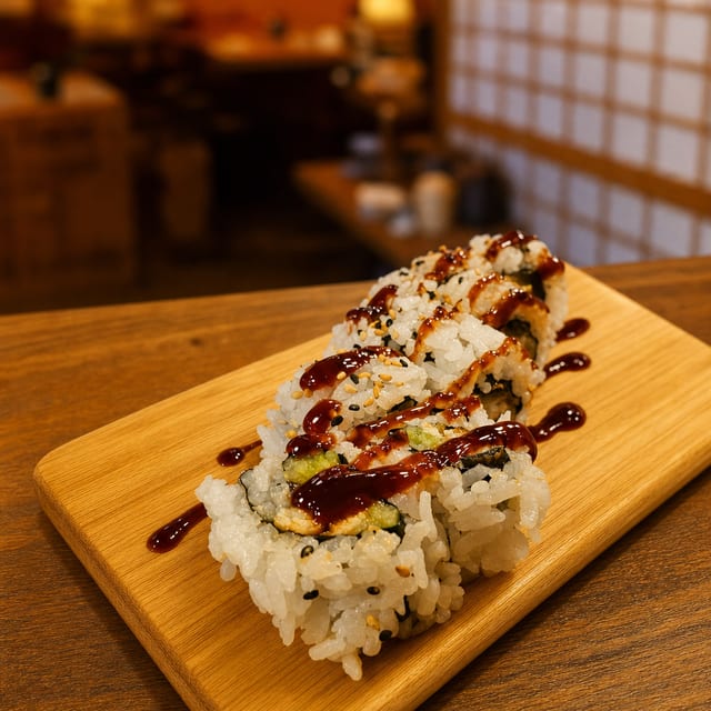 Eel Cucumber Roll.