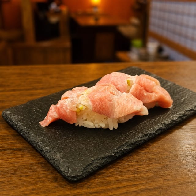 N Otoro (bluefin tuna).